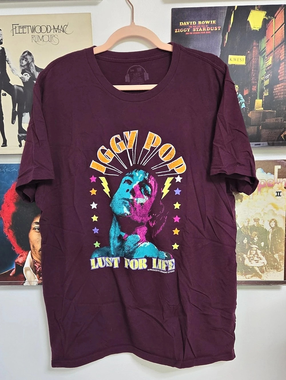 Bundle 5 Items Iggy Pop graphic tee Graphic Tee Purple Size XL Like New